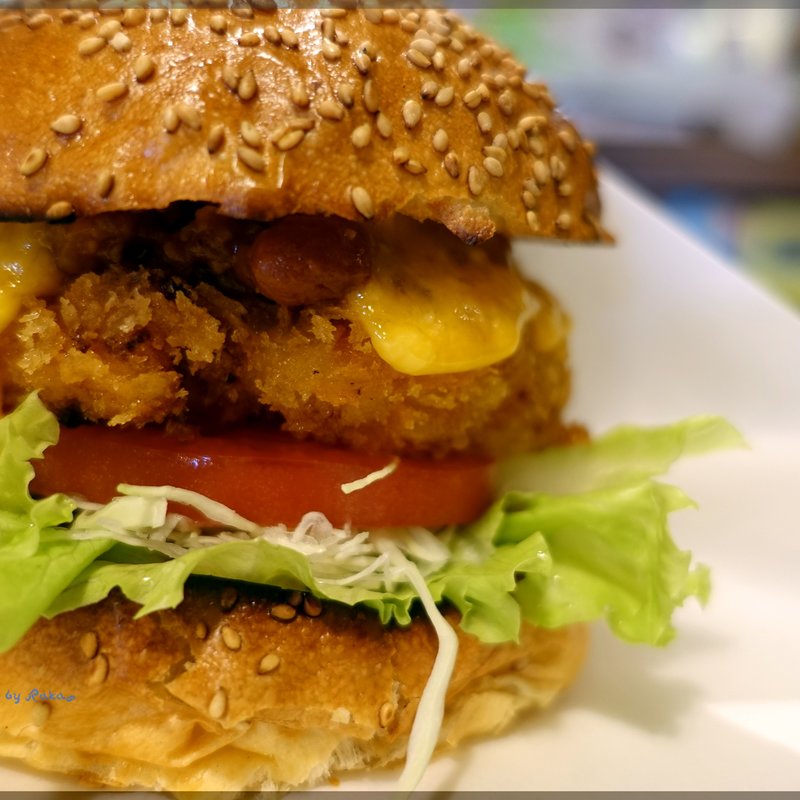 シーフードフライバーガー(Nick & Renée)