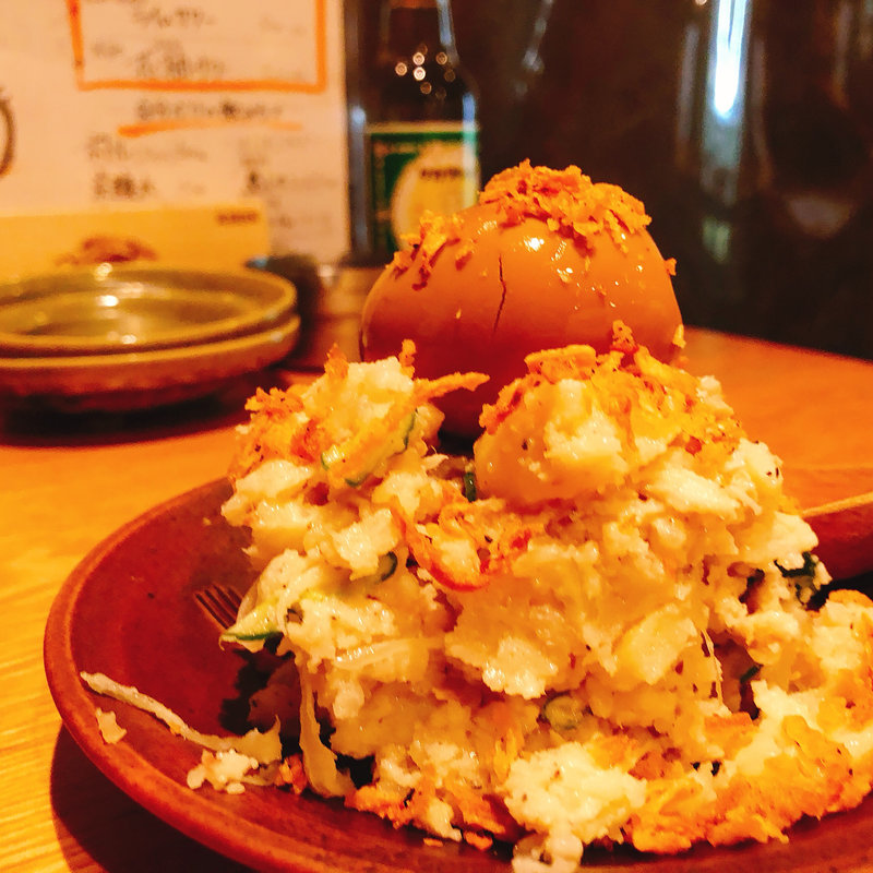 味玉ポテトサラダ(CRAZY×COENZY まんまじぃま)