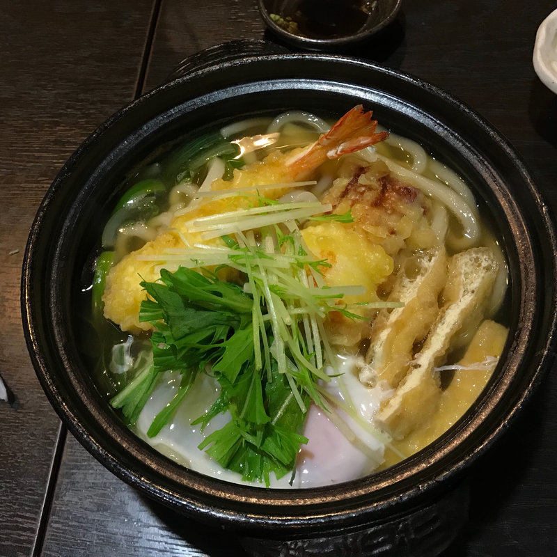 鍋焼きうどん(うどん処おはな)
