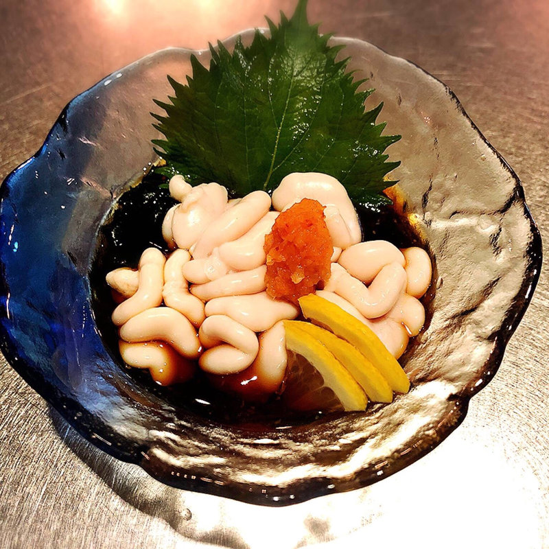 温かい白子ポン酢(お酒と和ごはん KINJO)