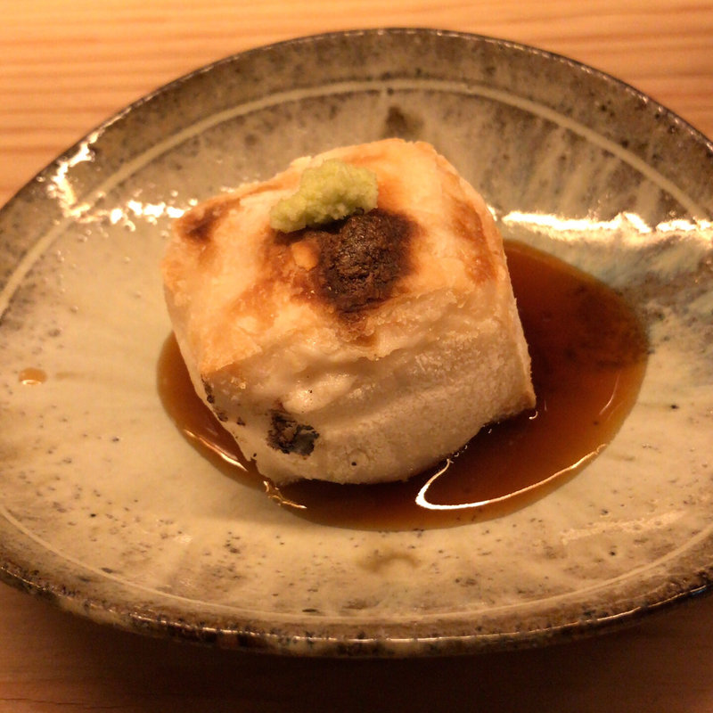 焼き胡麻あ(焼き鳥とワイン 萬鳥 祇園店)