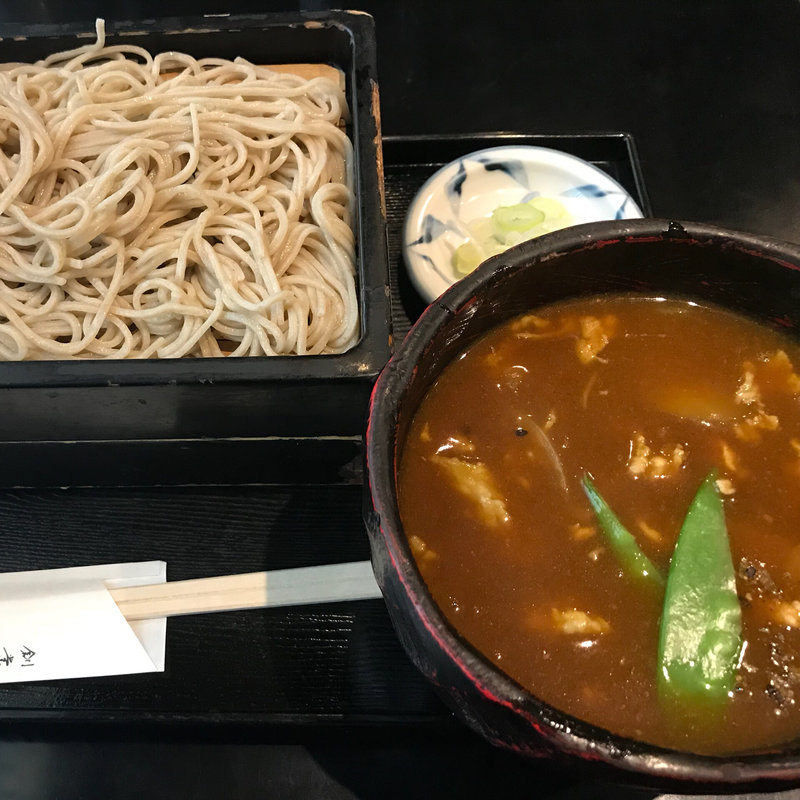 つけカレーせいろ 二段重 大辛口(日本ばし やぶ久(やぶきゅう))