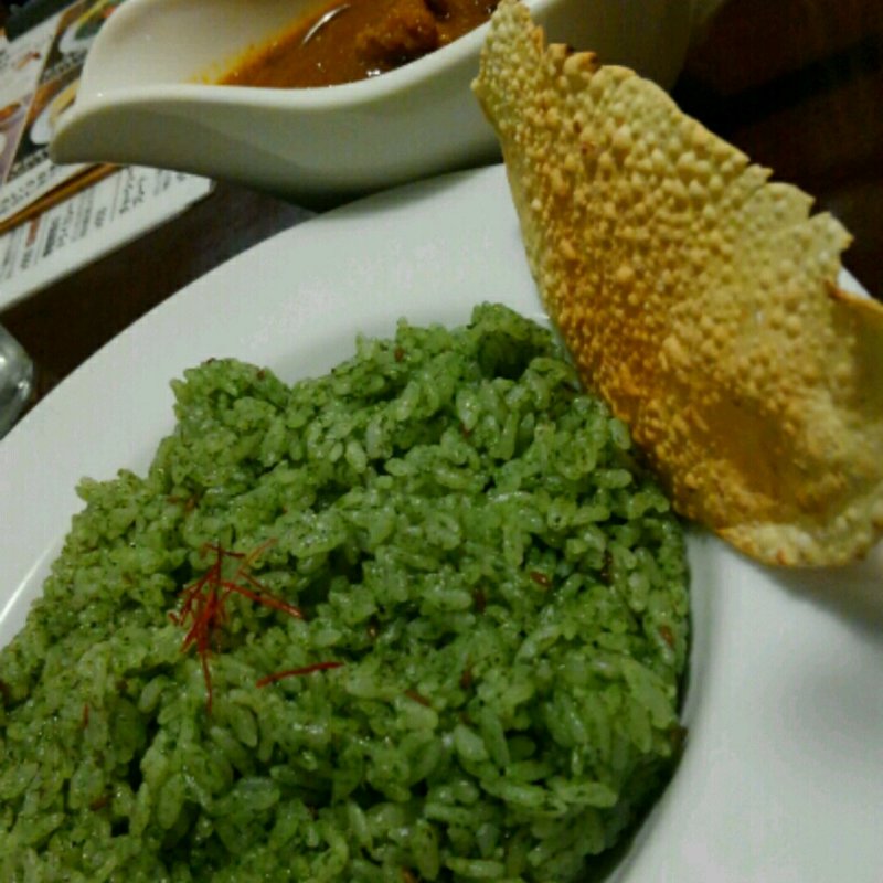 グリーンライスカレー(ヒナタ屋)