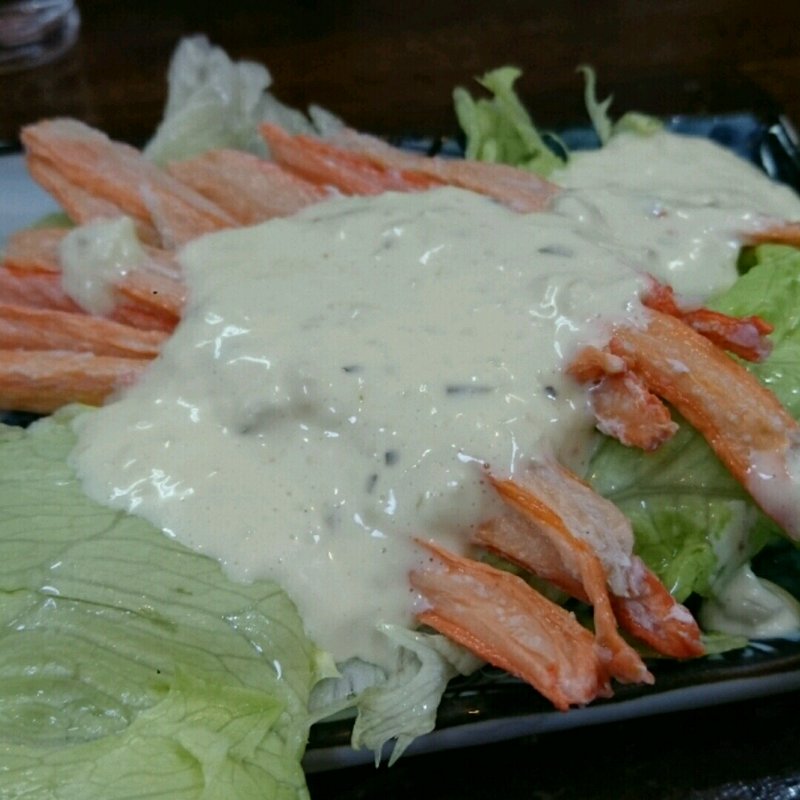 かにサラダ(寺泊 こまどり （テラドマリコマドリ）)