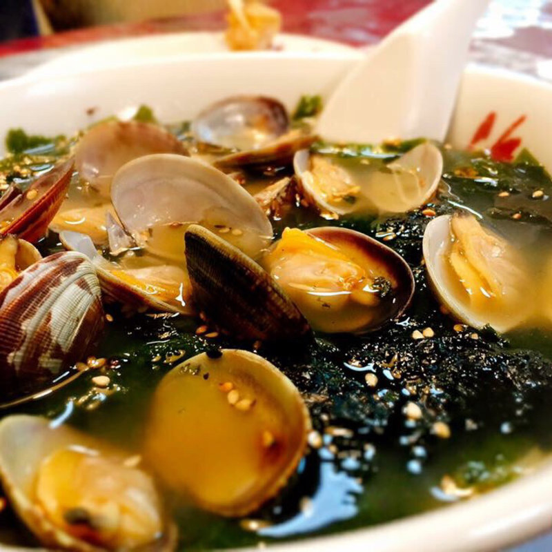 あさりラーメン(中華料理店 海花)