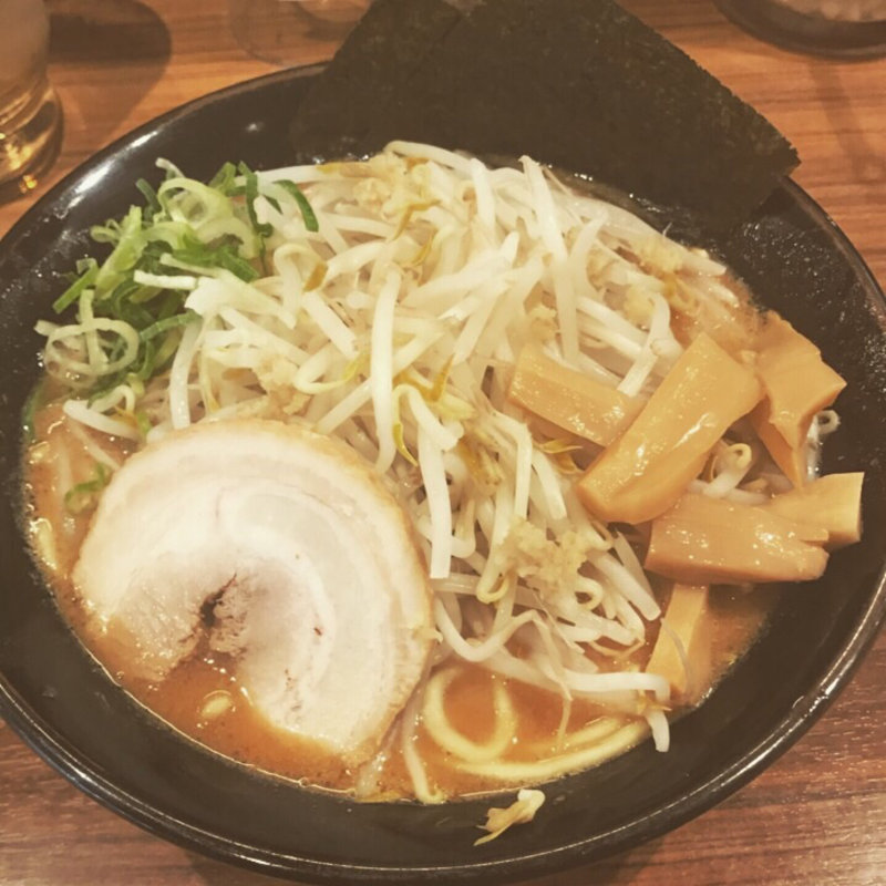 味噌家系ラーメン(壱角家 綾瀬東口店)