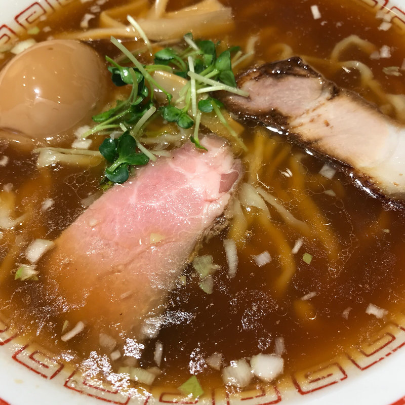 蔵出し醤油ラーメンあっさり(きたかた食堂  神保町店)