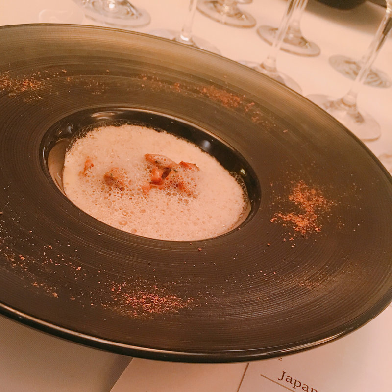 ポルチーニ茸のロイヤルフラン、野生キノコのフリカッセ、トリュフ風味のキノコぼエミューリュジョン(KEISUKE MATSUSHIMA （ケイスケ マツシマ【旧店名】レストラン アイ）)