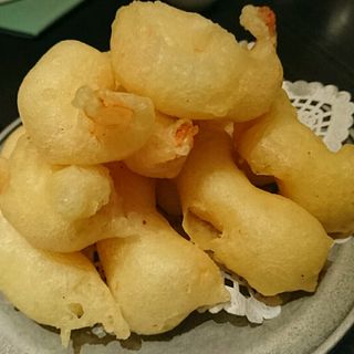 海老の天ぷら(広東料理 民生 ヒルトンプラザウエスト店 （みんせい）)