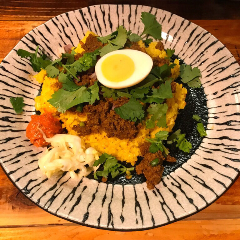 羊とひよこ豆のキーマカレー(般°若 )