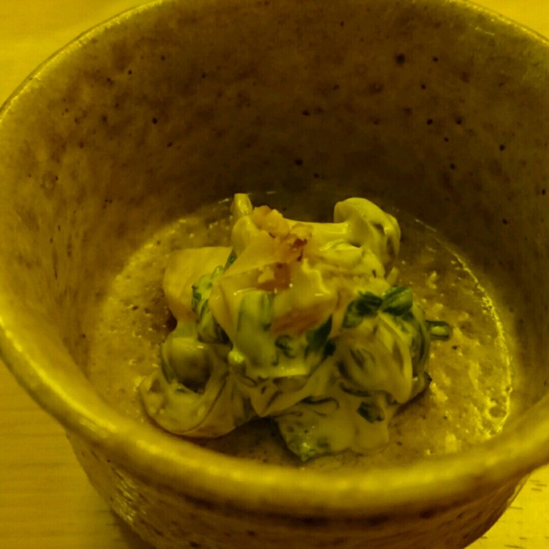 柿の白和え(安愚楽)