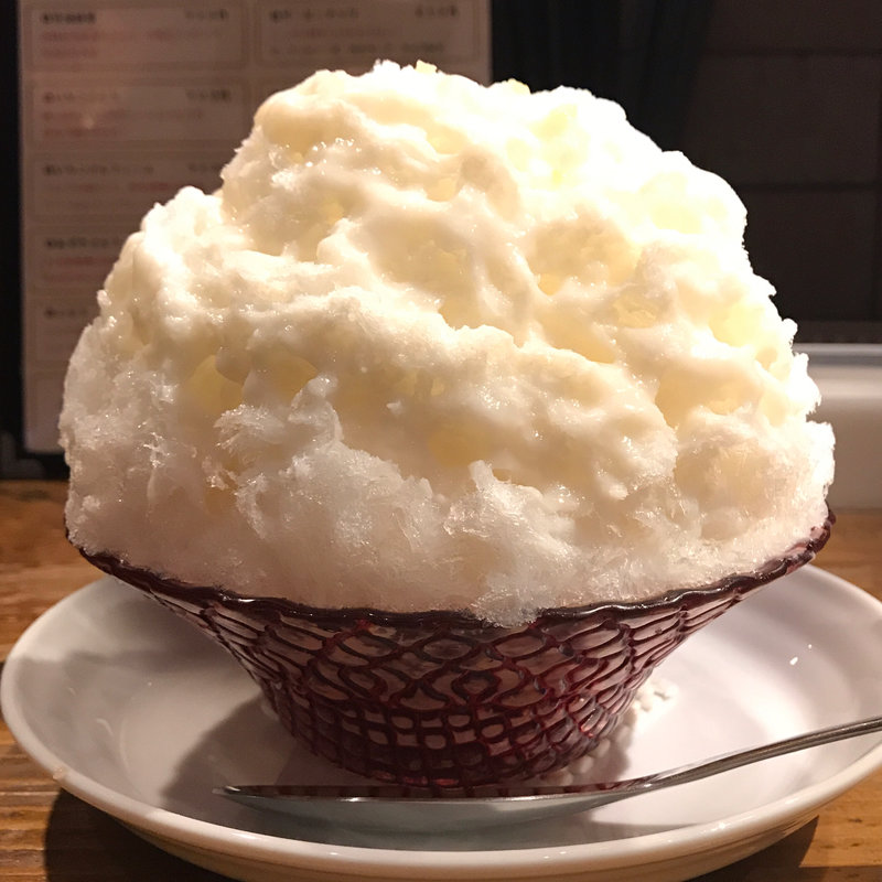 「雁木」の甘酒ミルク(まめ茶和ん)