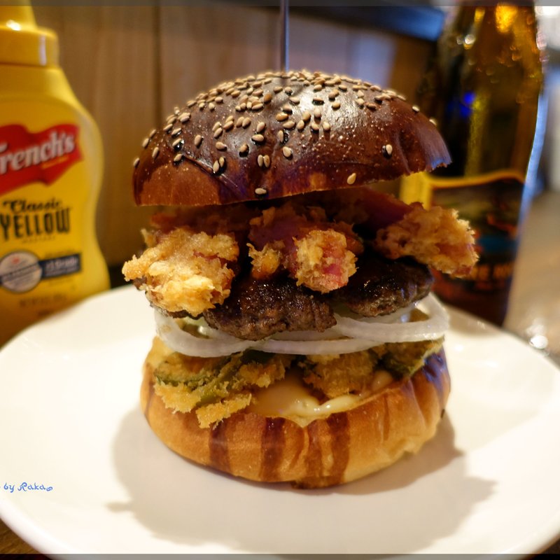 ハラペーニョ＆ベーコンフリットバーガー(ハングリーヘブン 福岡今泉店)