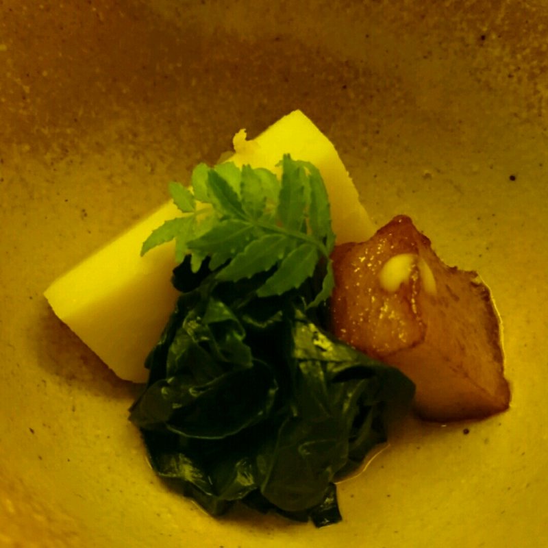 海老芋 焚きあわせ(安愚楽)