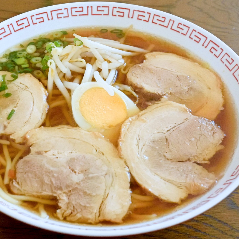 チャーシュー麺(さぬき麺業 空港社員食堂店)