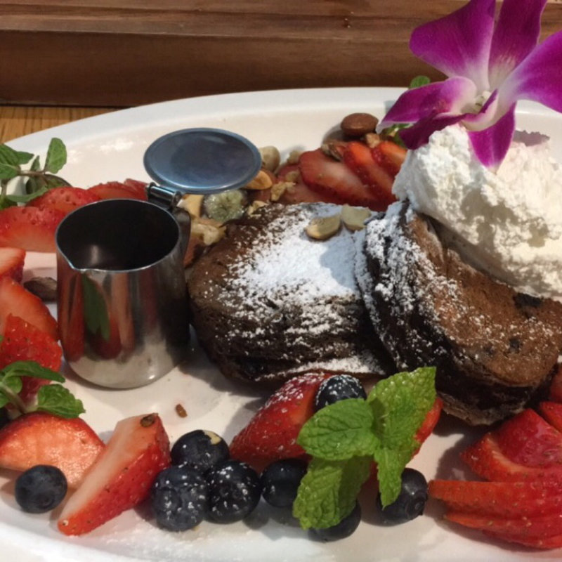 ベリーベリーチョコレートパンケーキ(Northshore神戸)