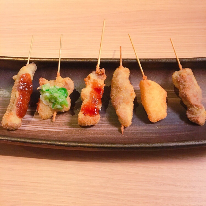 串カツ盛り合わせ 肉盛り(串カツ とんかつ jiro)