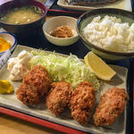カキフライ定食(魚や 日本橋店)