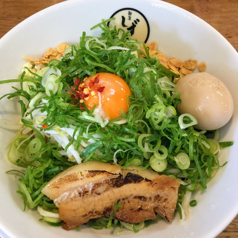 濃厚ネギまぜそば(しずる 豊川店)