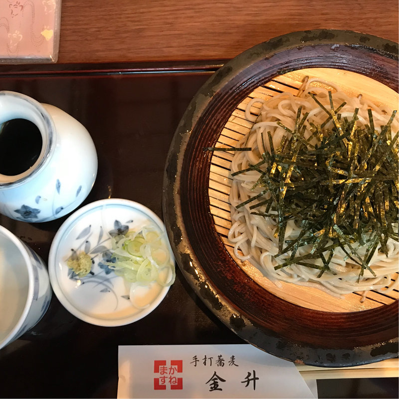 ざる蕎麦(手打蕎麦 金升)