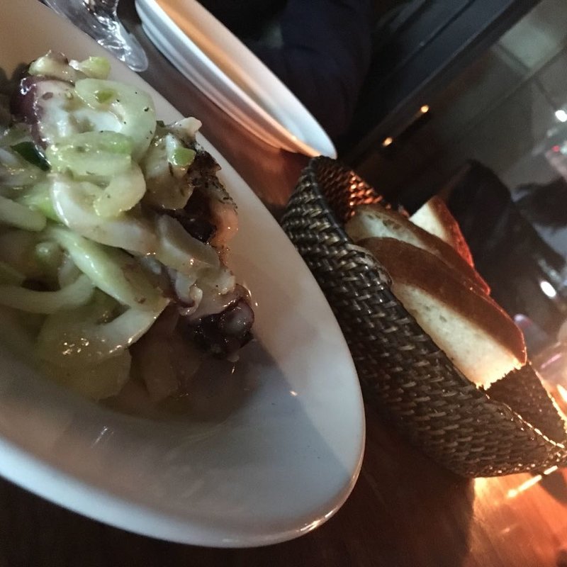 水ダコセロリオリーブのマリネ(シクスバイオリエンタルホテル)