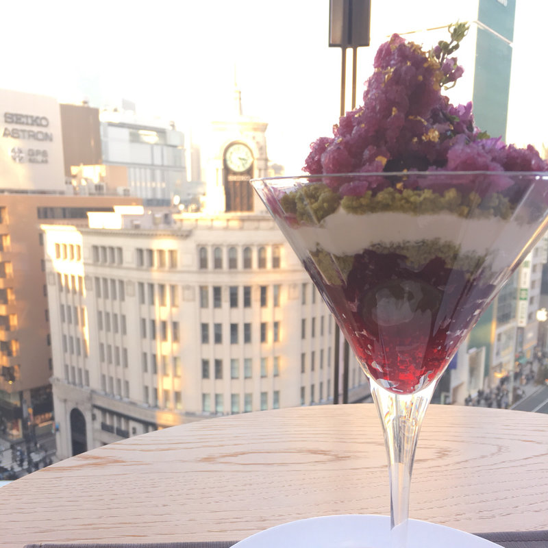 巨峰とマスカットのジュレパフェ(THIERRY MARX dining （ティエリーマルクスダイニング）)