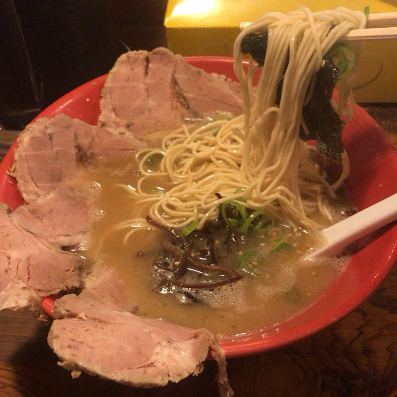 チャーシューめん(元祖長浜大学ラーメン)