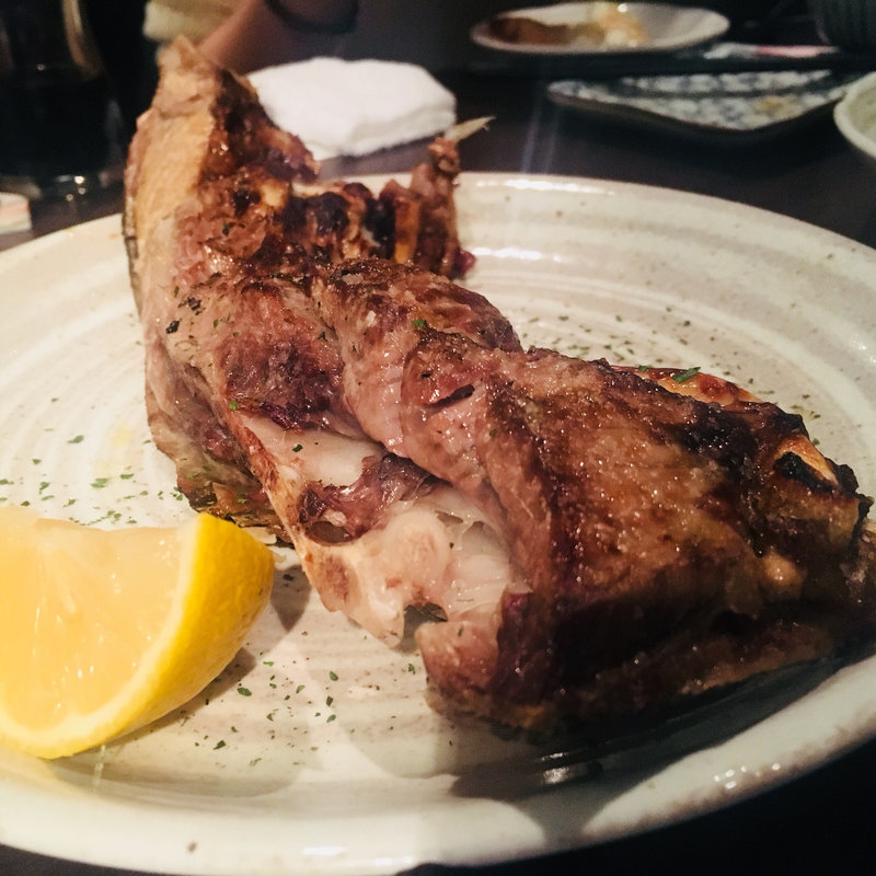 鮪カマのハーブオイル焼き(びんてじ)