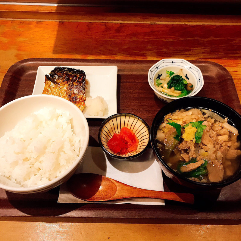 肉吸い定食(わっぱ定食堂 警固本店)