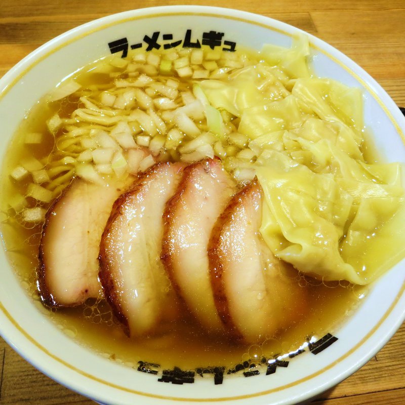 おにばら白 ワンタン(ラーメンムギュ)