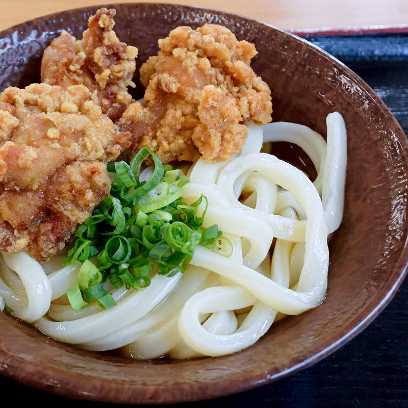 ぶっかけ冷+からあげ(めん吉 （めんきち）)