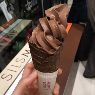 生チョコソフトクリーム ビター(シルスマリア シャル桜木町店)