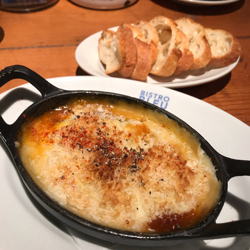 エゾ鹿スジ肉赤ワイン煮とマッシュポテトのグラタン(ビストロブルー)