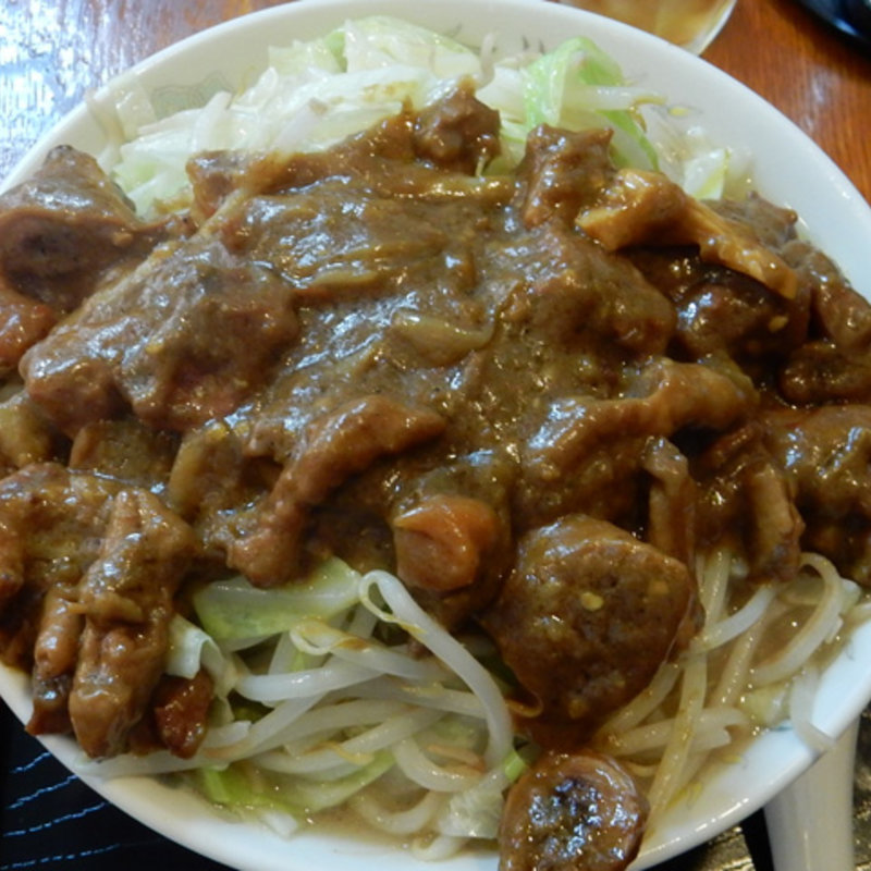もつカレー野菜ラーメン(二代目ラーメンあや)