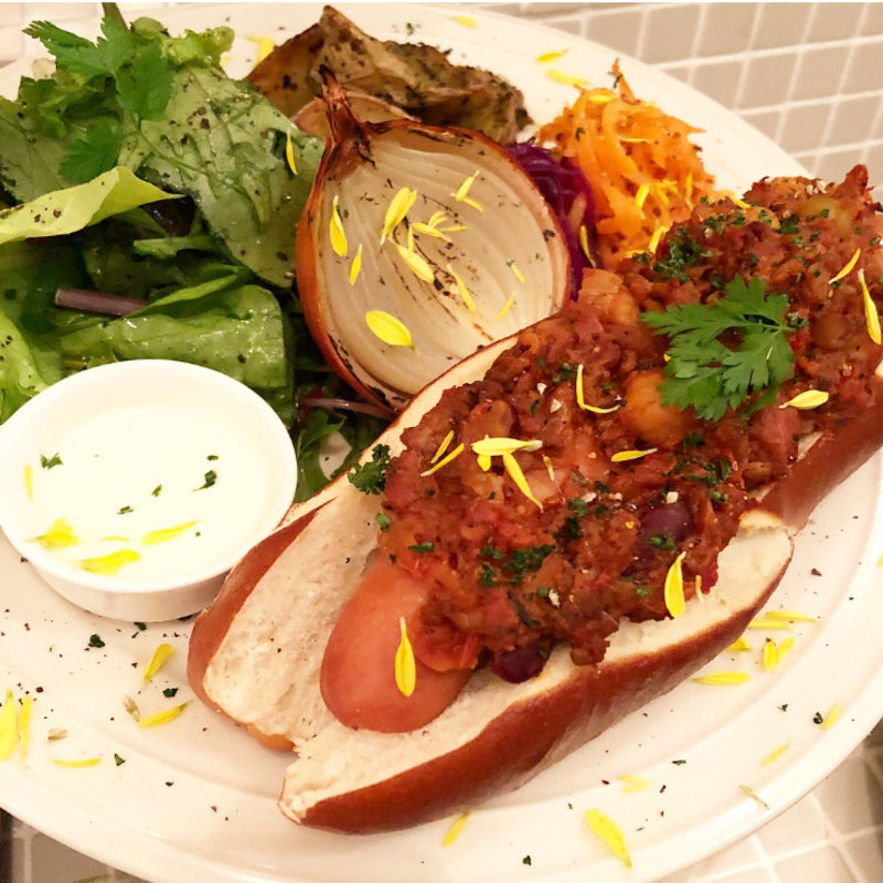 チリドッグ(Cafe  POCHER)