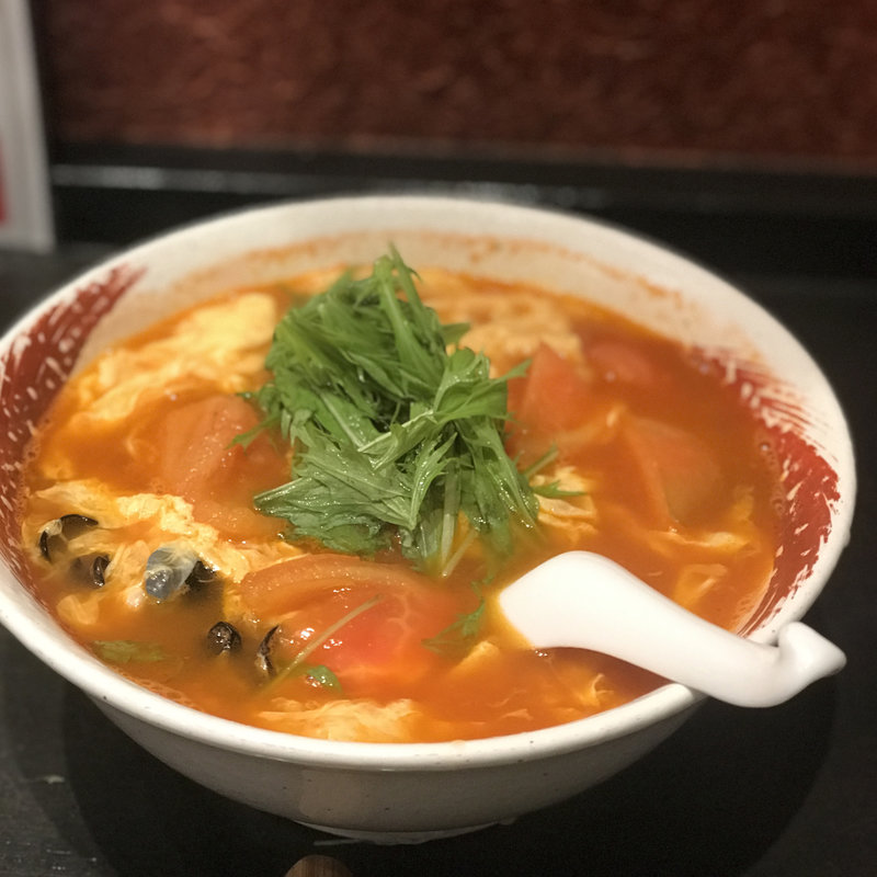 トマトと卵麺(辣鼎風 東京ミッドタウン店 （ラテイフ）)
