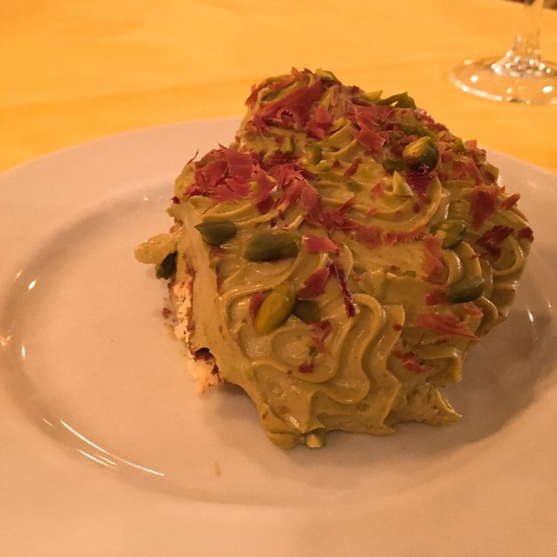 ピスタチオのシフォンケーキ(イル ボッカローネ)