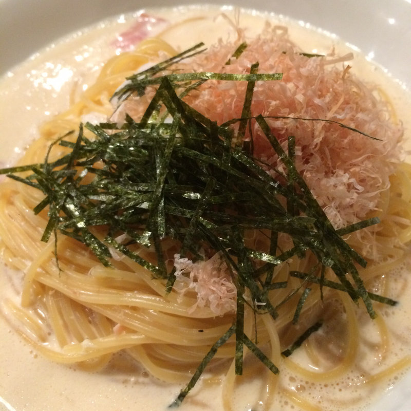 ９ 元祖！和風カルボナーラ(和伊の介 日比谷店)