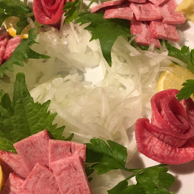 国産和牛 タン刺身 3種盛り(肉ya！)