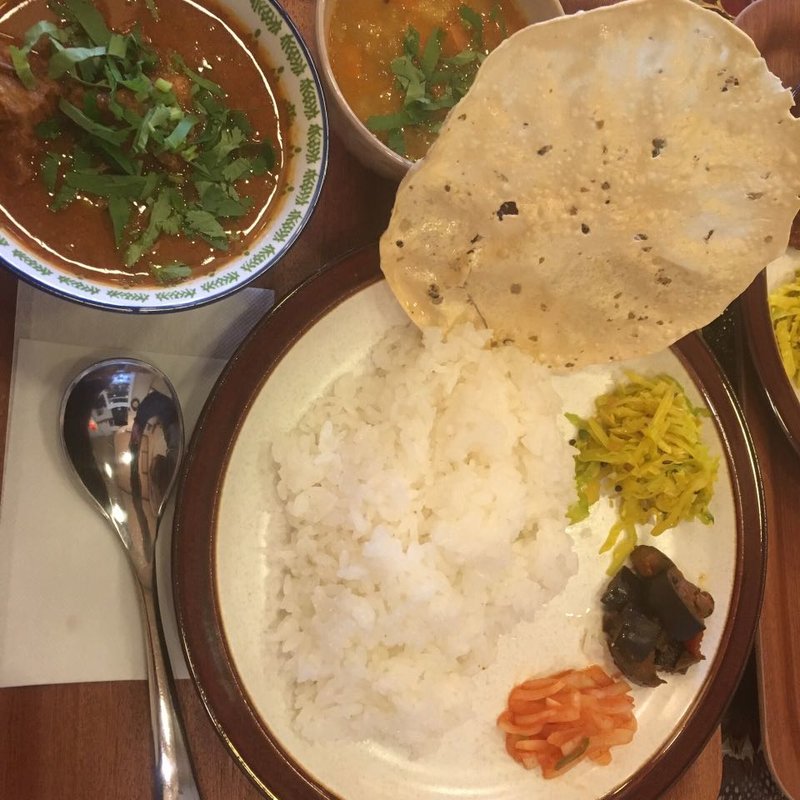 スパイス定食(スパイス喫茶 コーヒーロー)