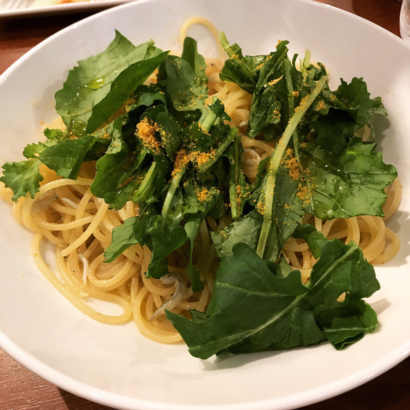 シラスとルッコラのパスタ(ティアブランカ)