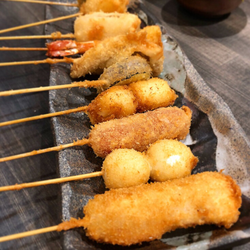 串カツ(炭火鶏串カツみなみ)