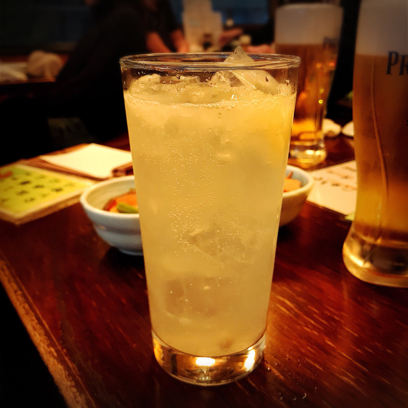 生グレープフルーツサワー(いろは寿司 本店)