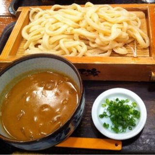 カレー汁うどん(武蔵野うどん うちたて家)