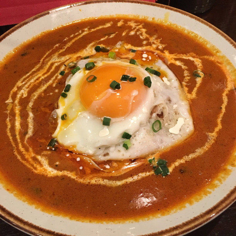 ランチB IIセット(エッグキーマカレー)(インドカレーハウス サニー・タージ)
