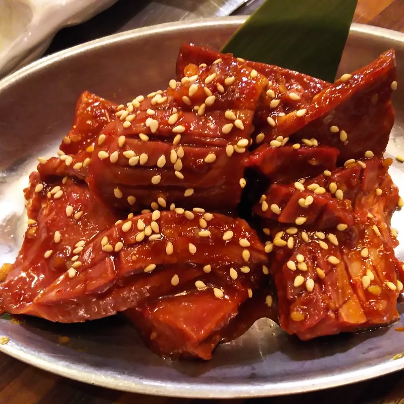 ピリ辛ハツ筋焼き(韓の台所 鶴見店)