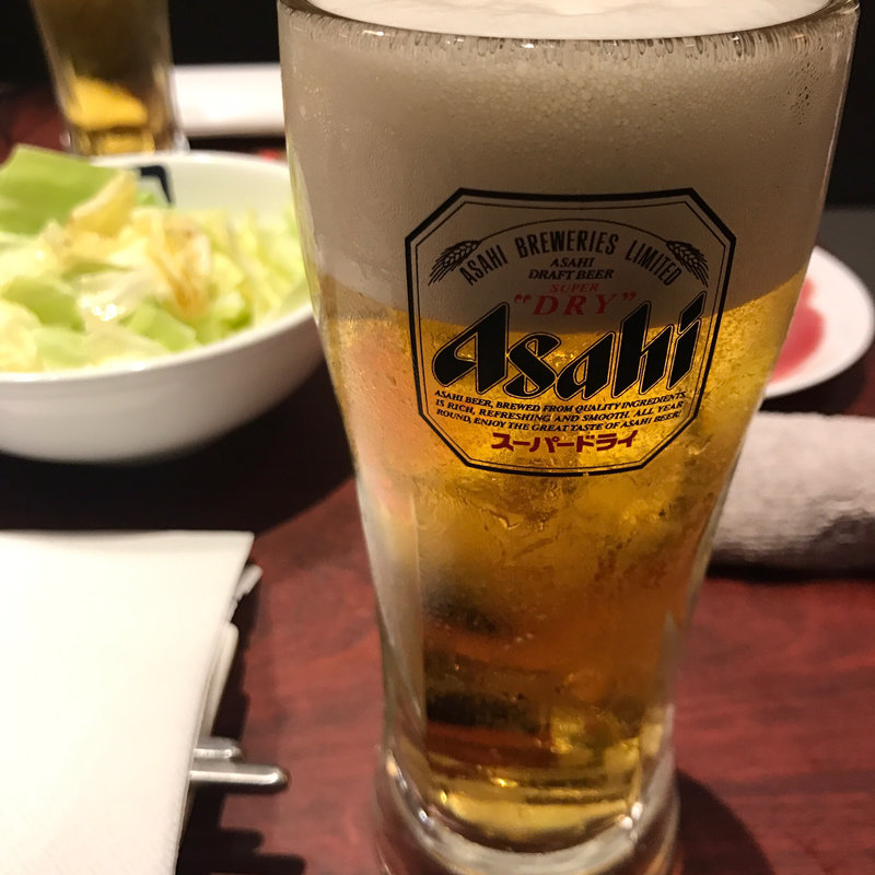 生ビール（アサヒスーパードライ）(牛角 八幡駅前店 )