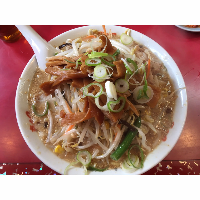 札幌支那そば大盛り(支那そば 北熊 池田店)