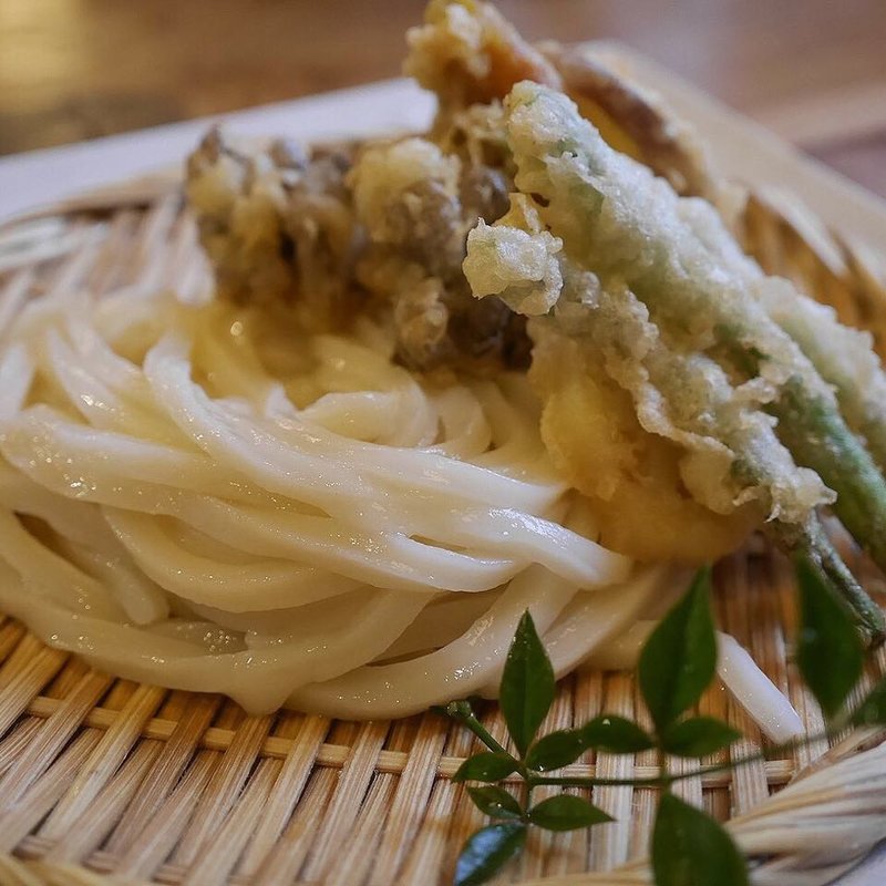 野菜天ざるうどん(麺処まはろ )