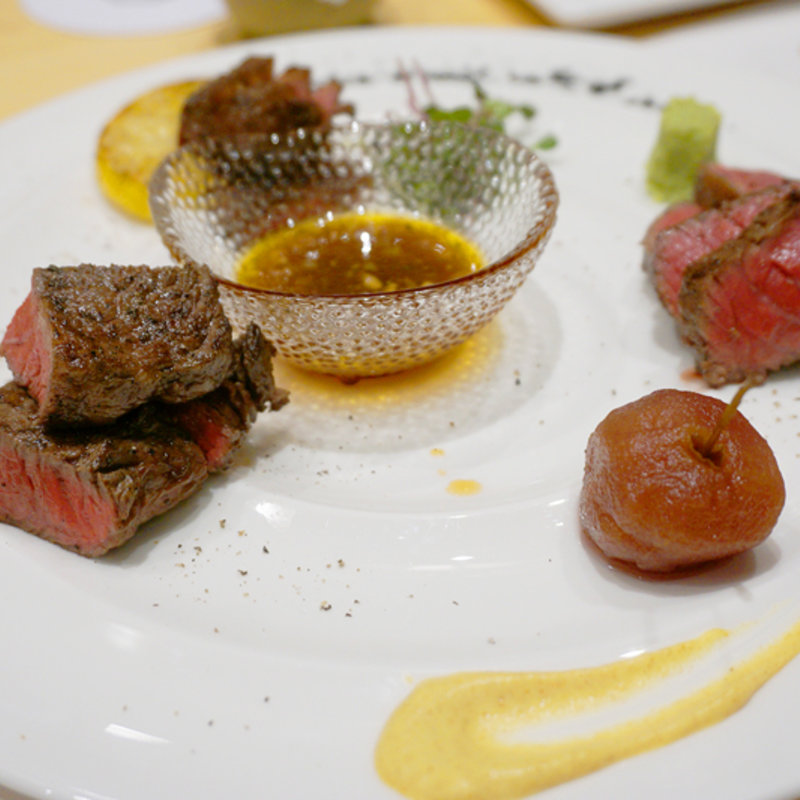 肉三種盛り(博多炉端 炉邸)